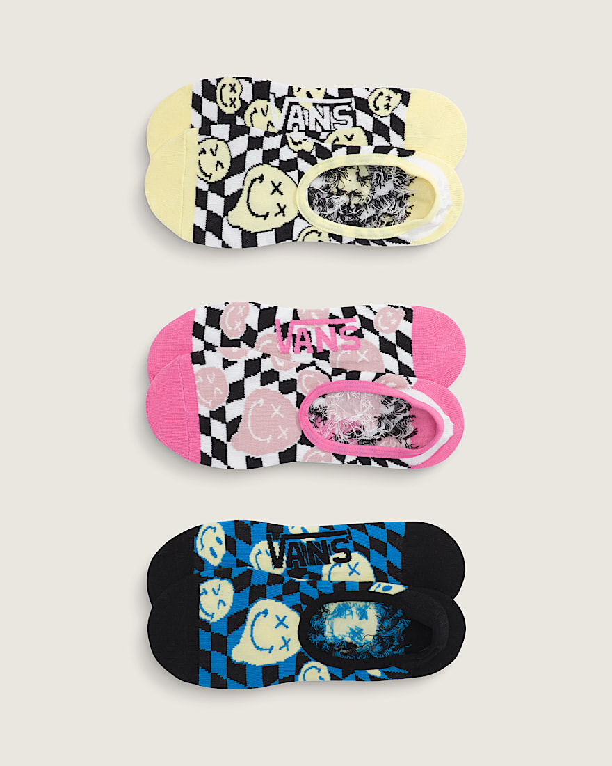 Printed Canoodle Socks 3Pack VANS Faded Yellow HERO