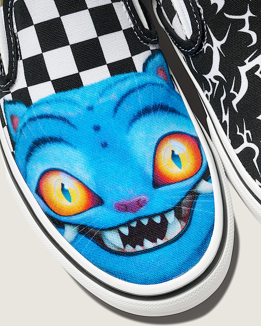 KPop Demon Hunters x Vans Big Kids Classic SlipOn Shoe VANS KPop Demon Hunters Black ALT6