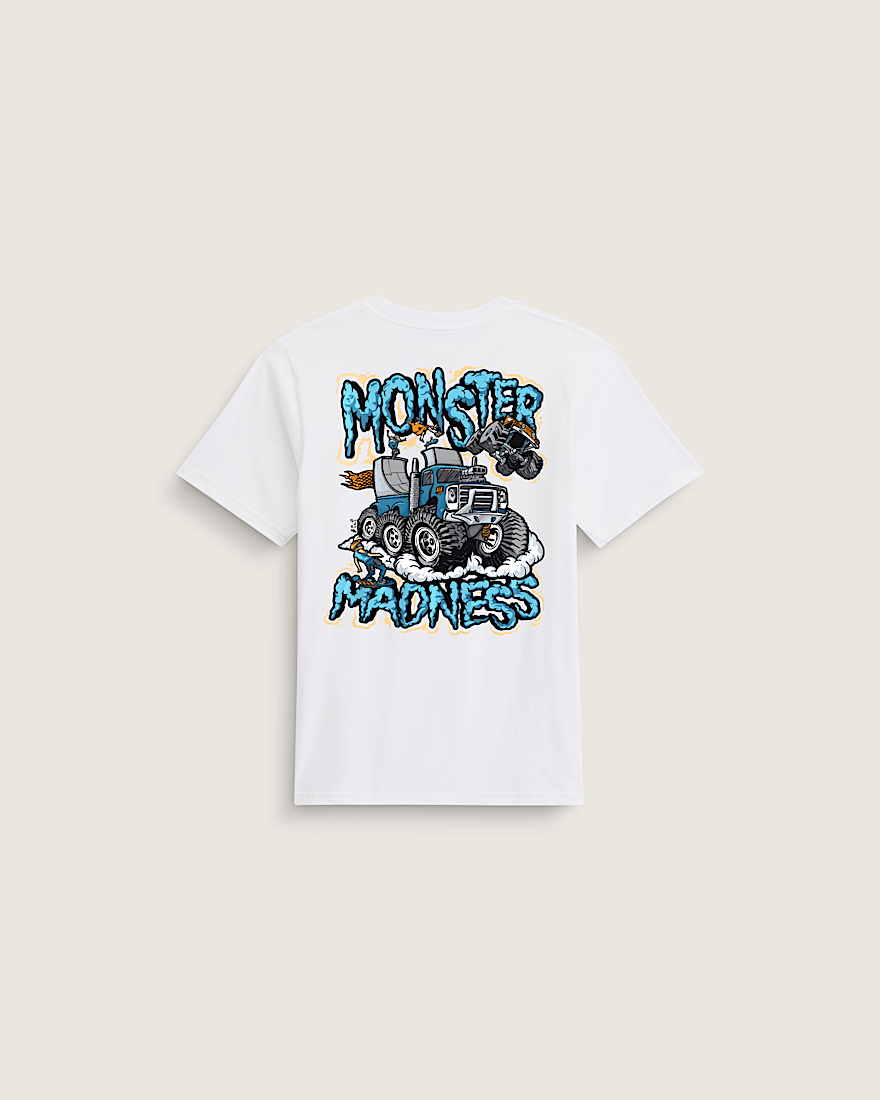 Kids Monster Madness TShirt VANS White HERO