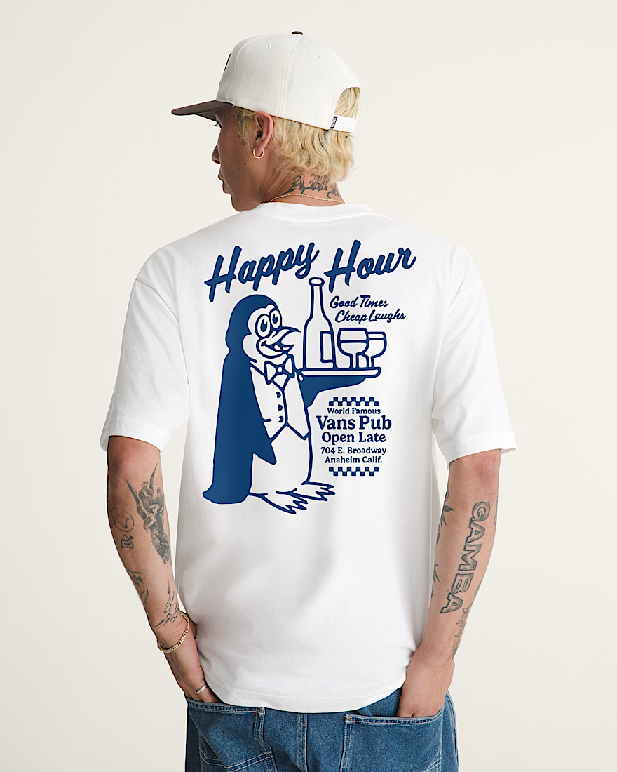 Waddle It Be TShirt VANS White ALT2