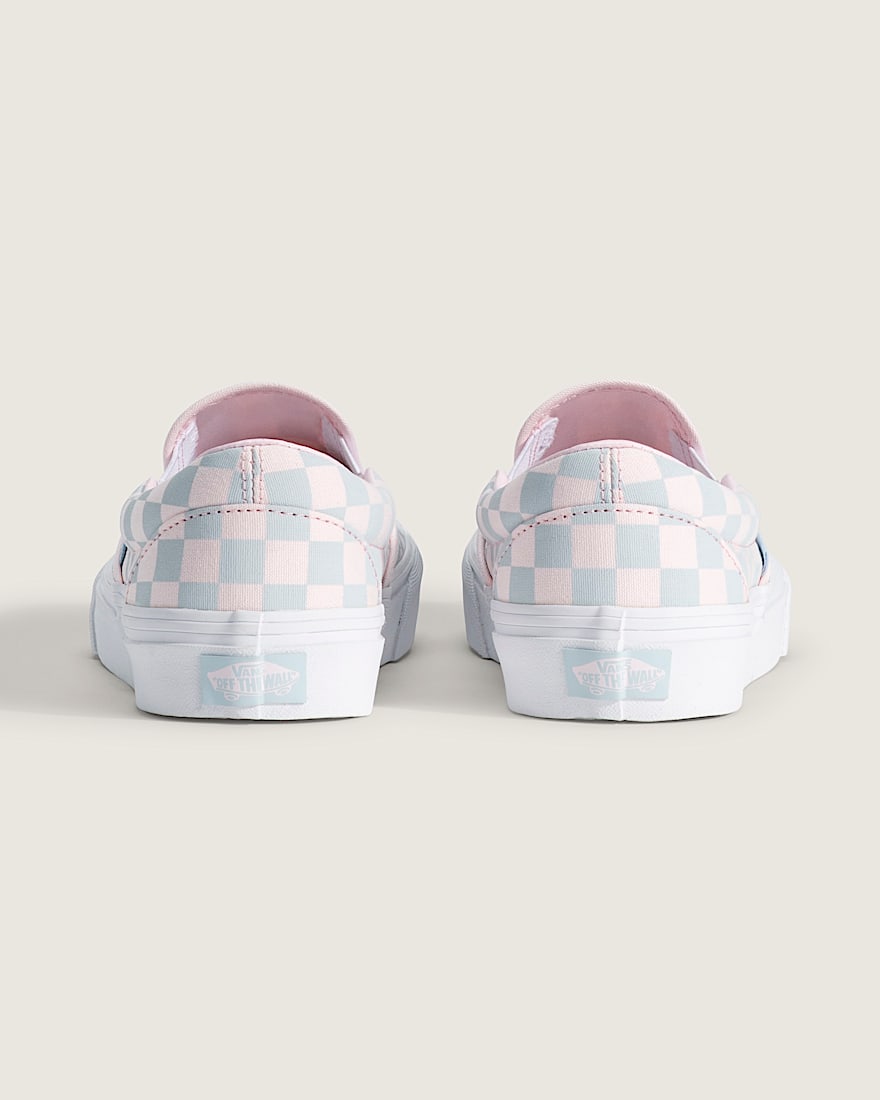 Classic SlipOn Checkerboard Shoe VANS Pastel Pink  Dawn Mist Pink ALT3