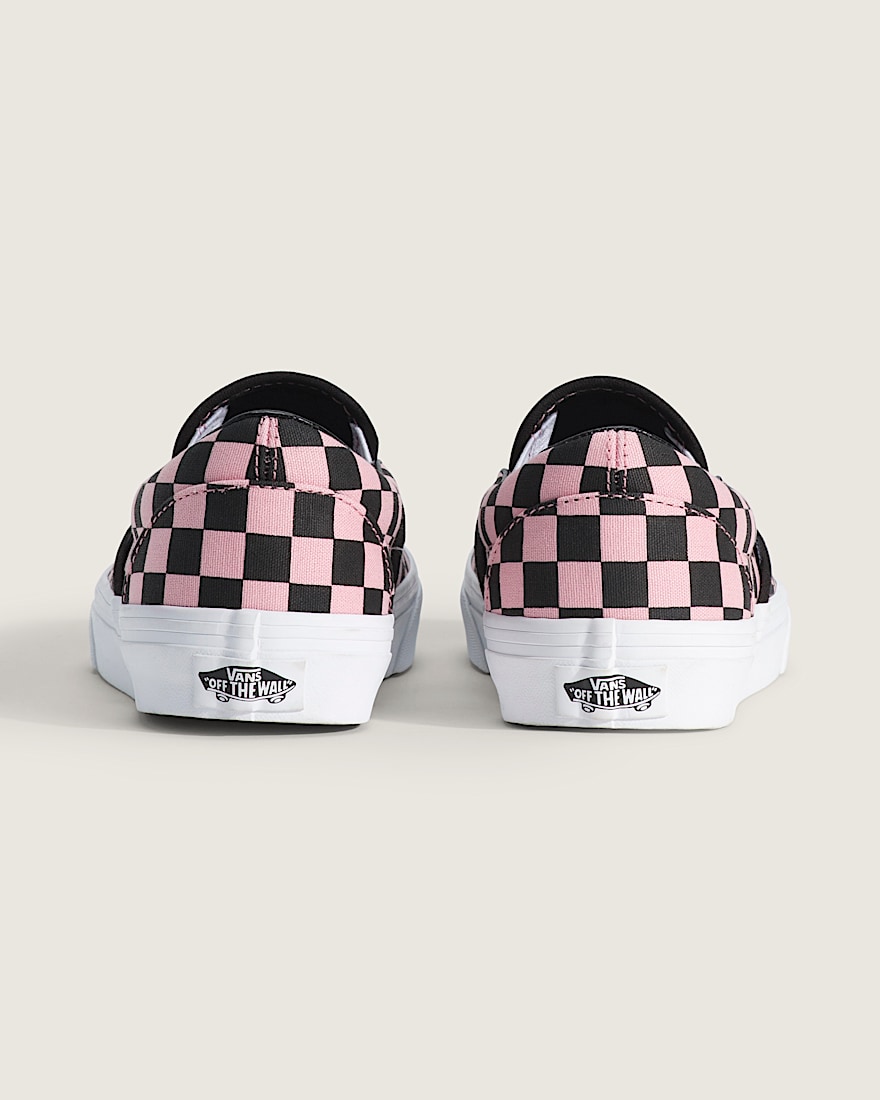 Classic SlipOn Checkerboard Shoe VANS Pink  Black ALT3