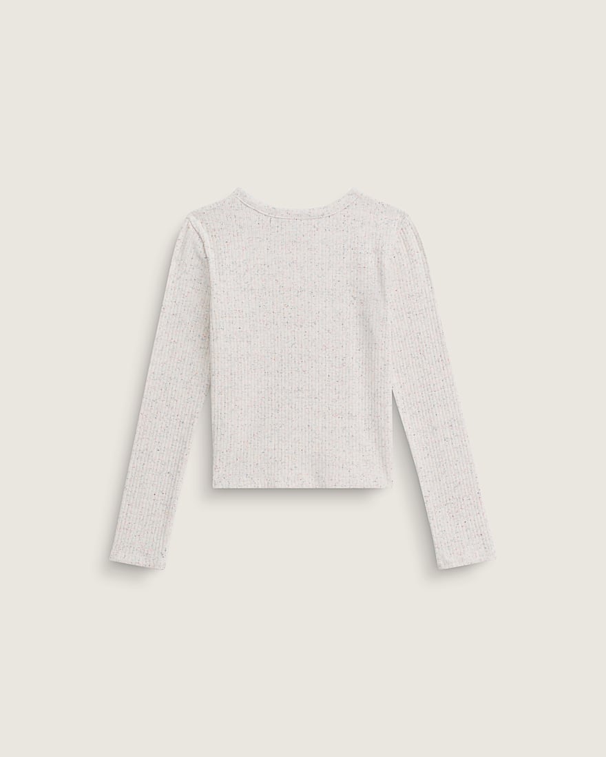 Kids Teri Confetti Rib Long Sleeve Shirt