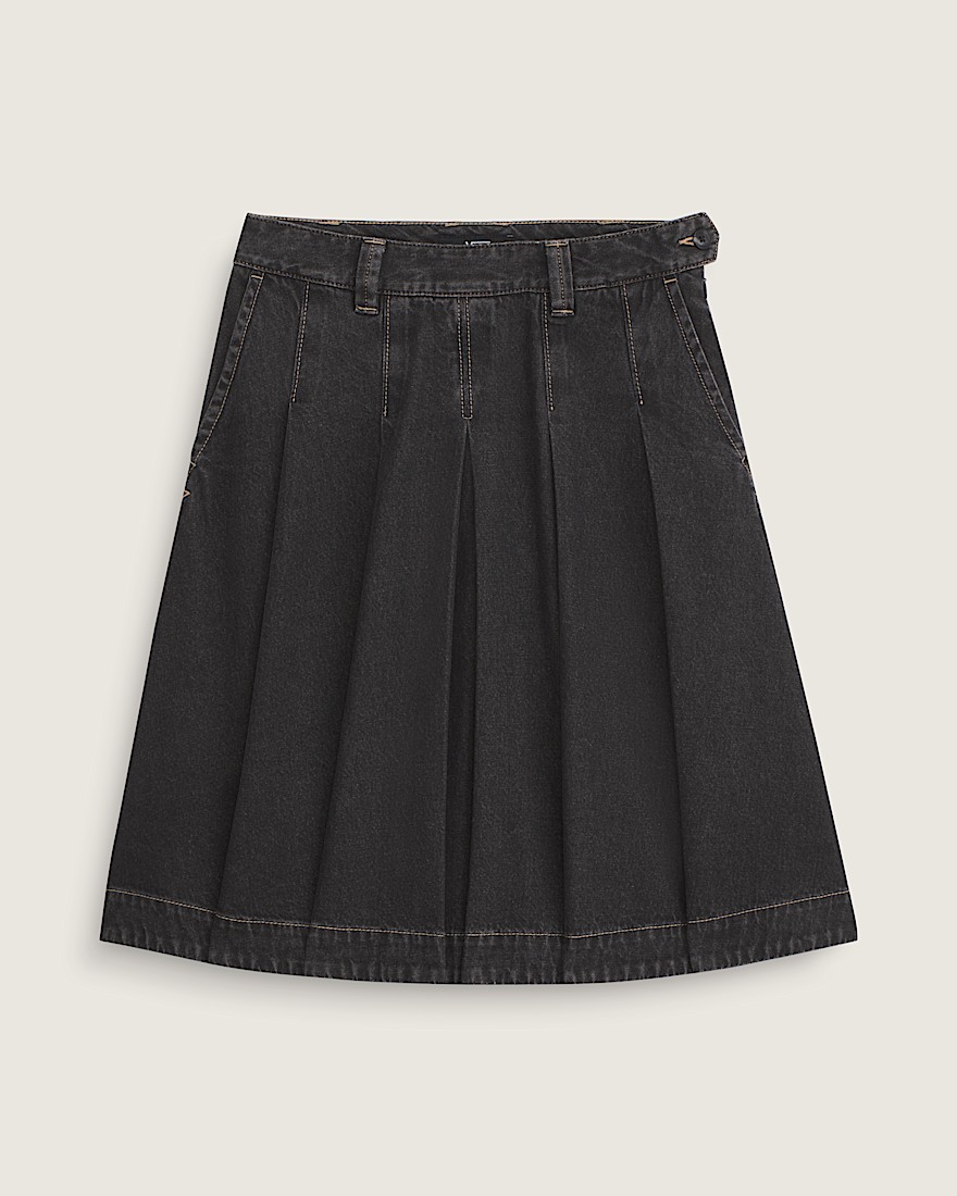 Authentic Chino Denim Skirt - 1