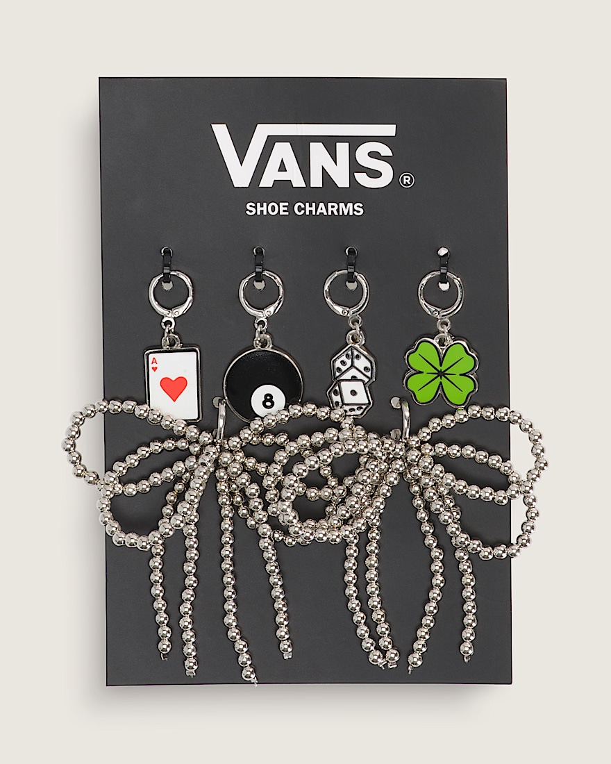 Vans Waffle Shop Lucky Shot Shoe Charm Set VANS Green  Black  White HERO