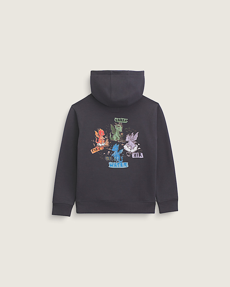 Little Kids Dragon Elements Pullover Sweatshirt - 1