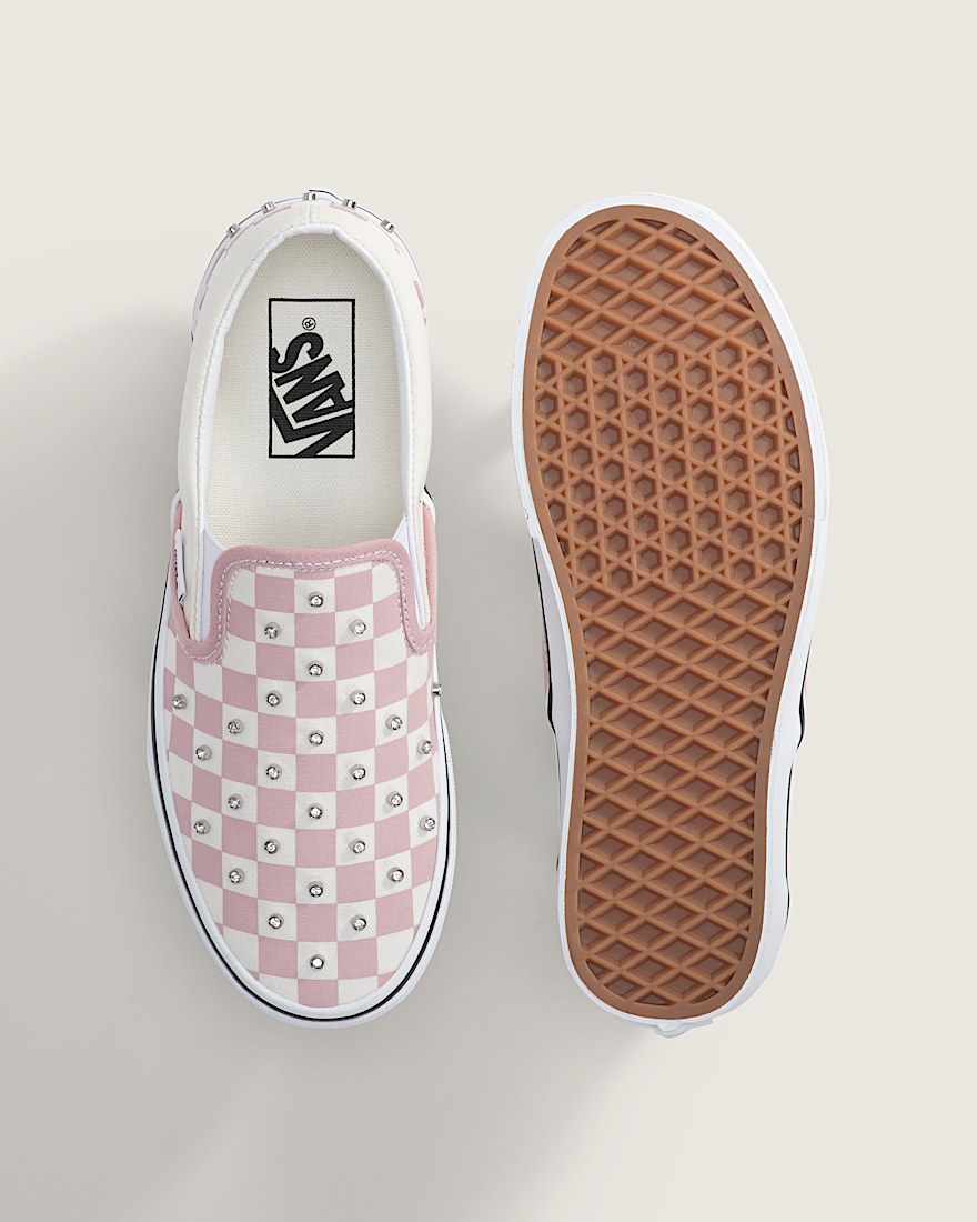 Classic SlipOn Checkerboard Shoe VANS Misty Mauve Pink ALT2