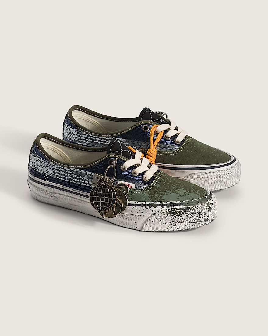 Premium Authentic Shoe VANS Green  Blue ALT1
