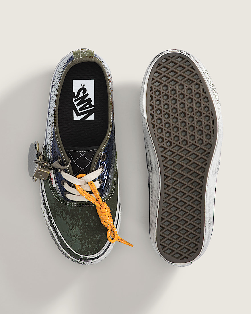 Premium Authentic Shoe VANS Green  Blue ALT2