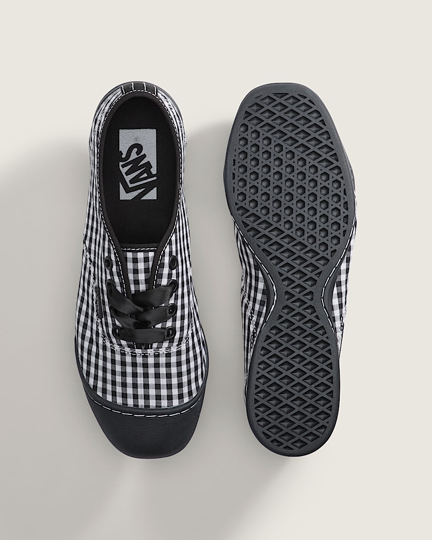 Premium Authentic Prima Shoe VANS Checkerboard Black Black ALT2