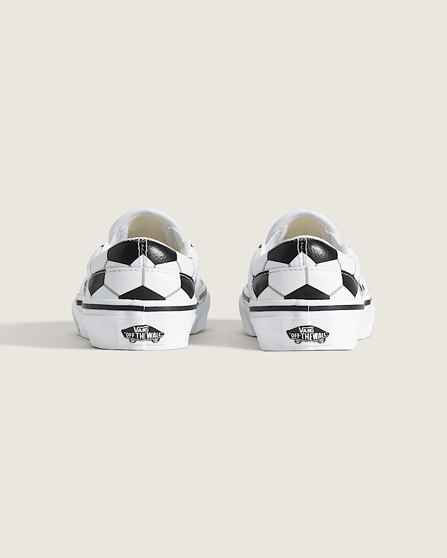 Little Kids Classic SlipOn Shoe VANS Soccer Black  White ALT3