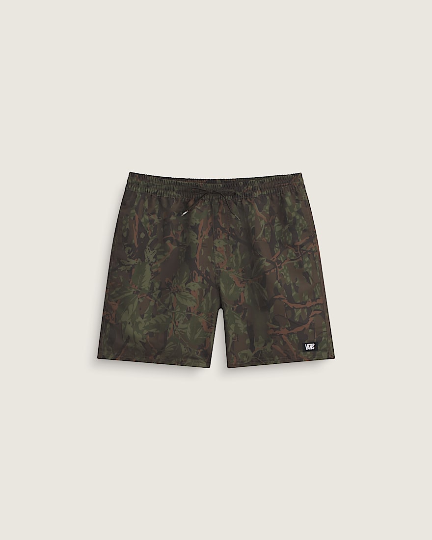 Primary II Elastic Printed Boardshorts VANS Obsidian Fern Green HERO