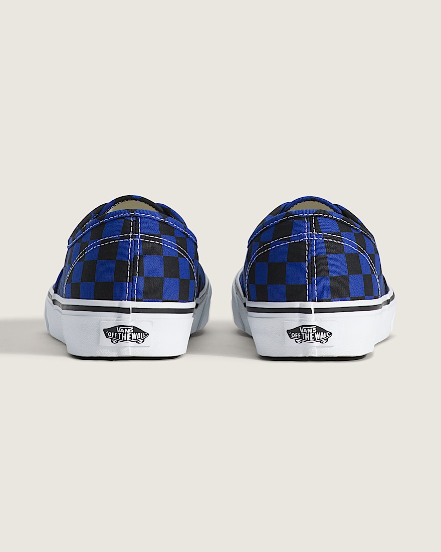 Authentic Checkerboard Shoe VANS Checkerboard Blue  Black ALT3