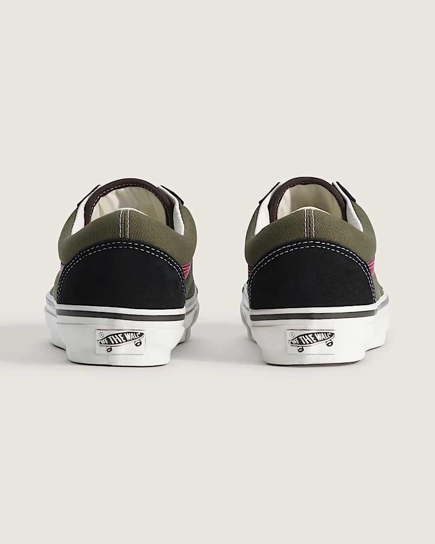 Premium Old Skool Shoe VANS Black  Olive Green ALT3