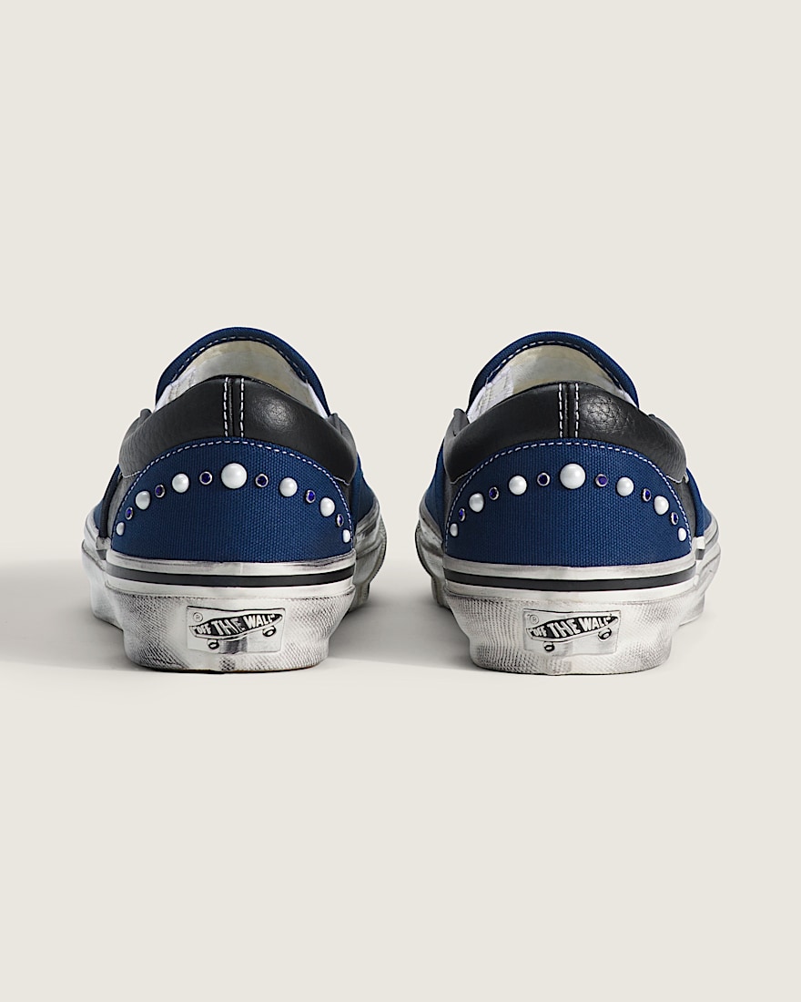 Premium Classic SlipOn Shoe VANS Indigo Blue ALT3