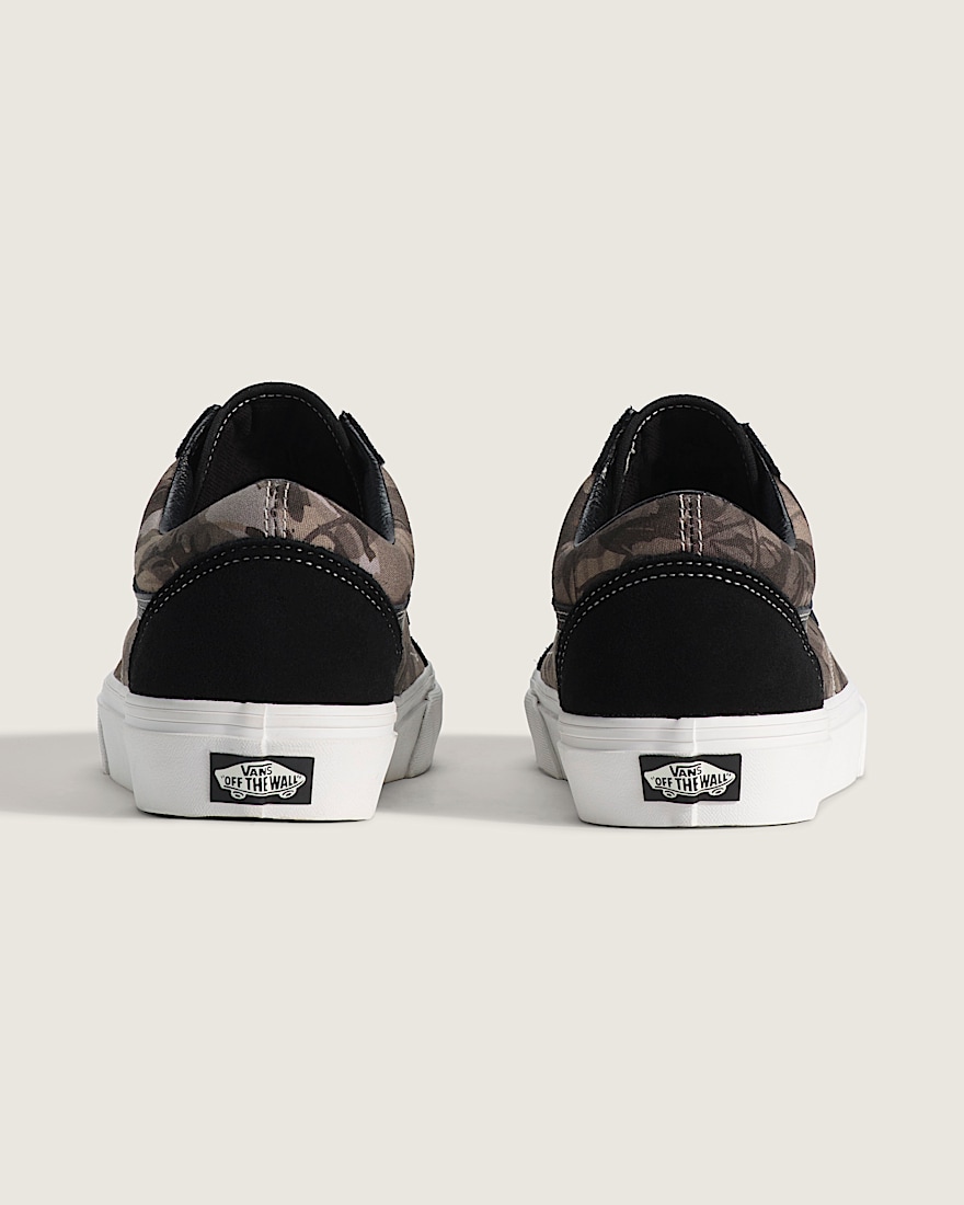 Old Skool Shoe VANS Camo Olive Green  Black ALT3