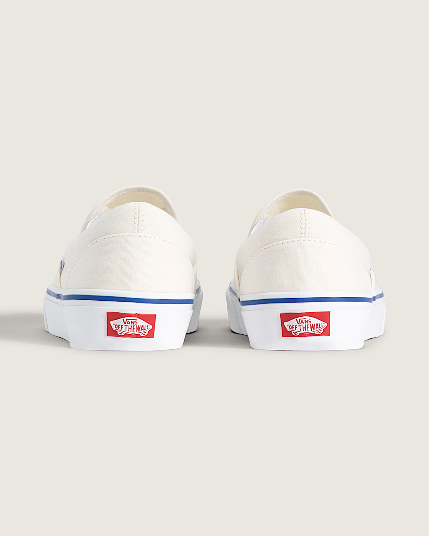 Classic SlipOn Shoe VANS Marshmallow White  Blue ALT3