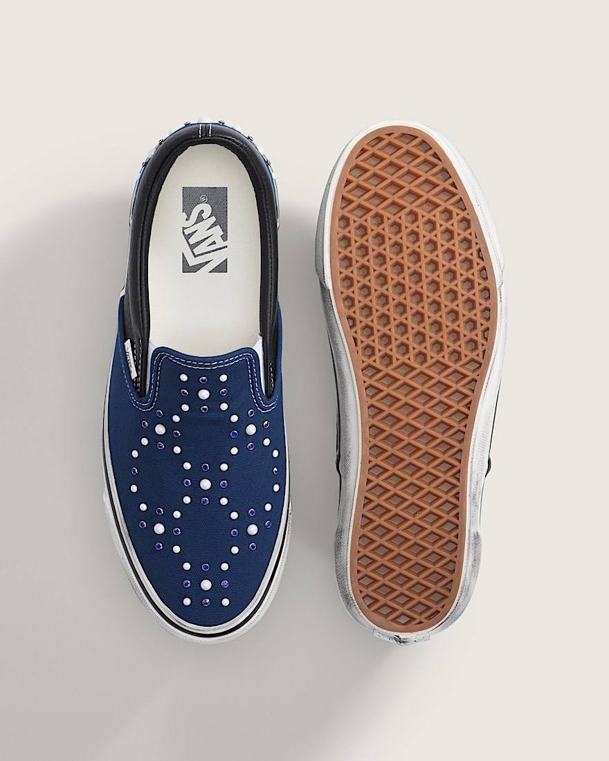 Premium Classic SlipOn Shoe VANS Indigo Blue ALT2