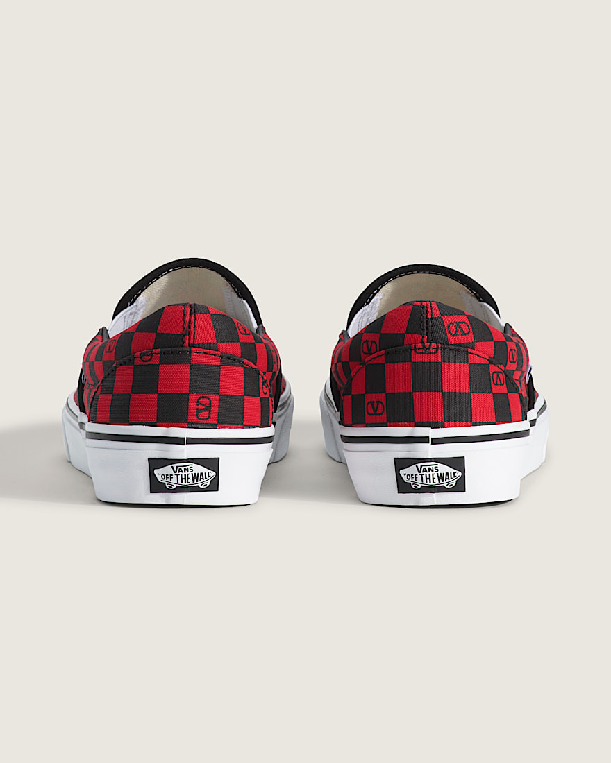 Valentino Garavani and Vans Classic Slip-On Checkerboard
