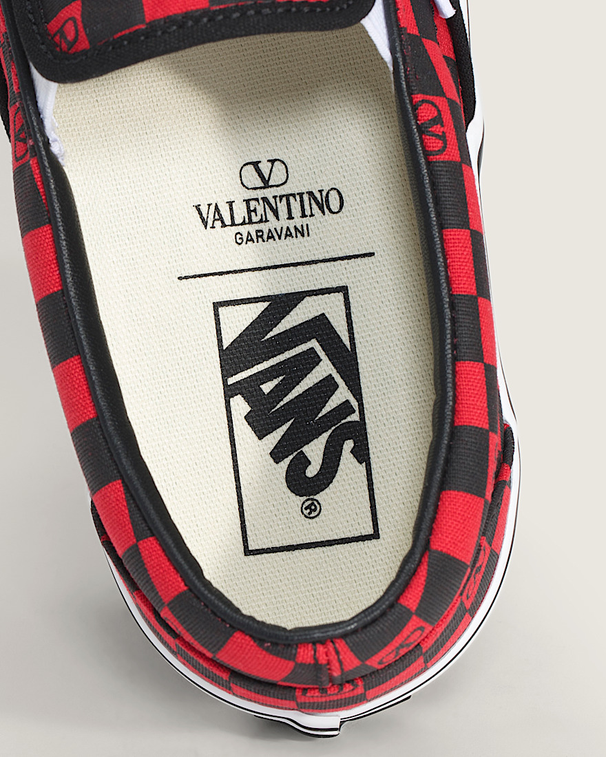 Valentino Garavani and Vans Classic Slip-On Checkerboard