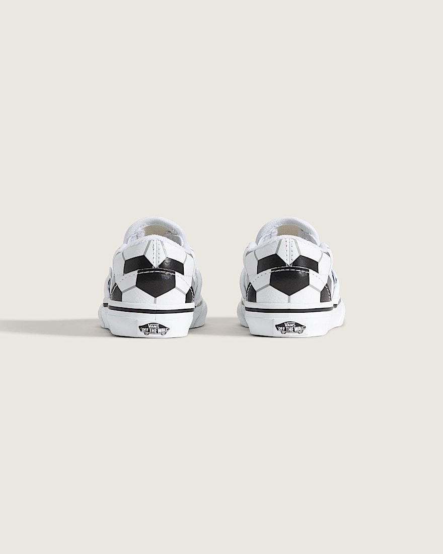 Toddler Classic SlipOn V Shoe VANS Soccer Black  White ALT3