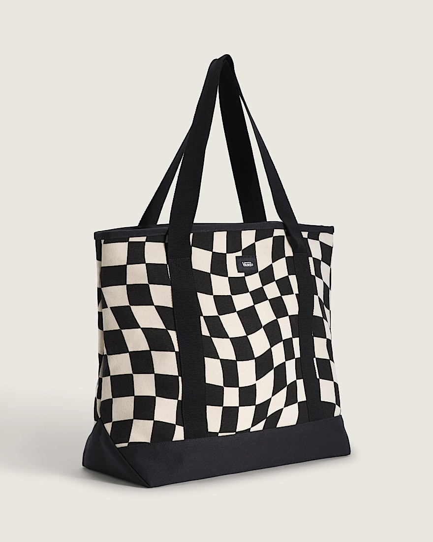 Pergs Checkerboard Tote Bag VANS Marshmallow White ALT2