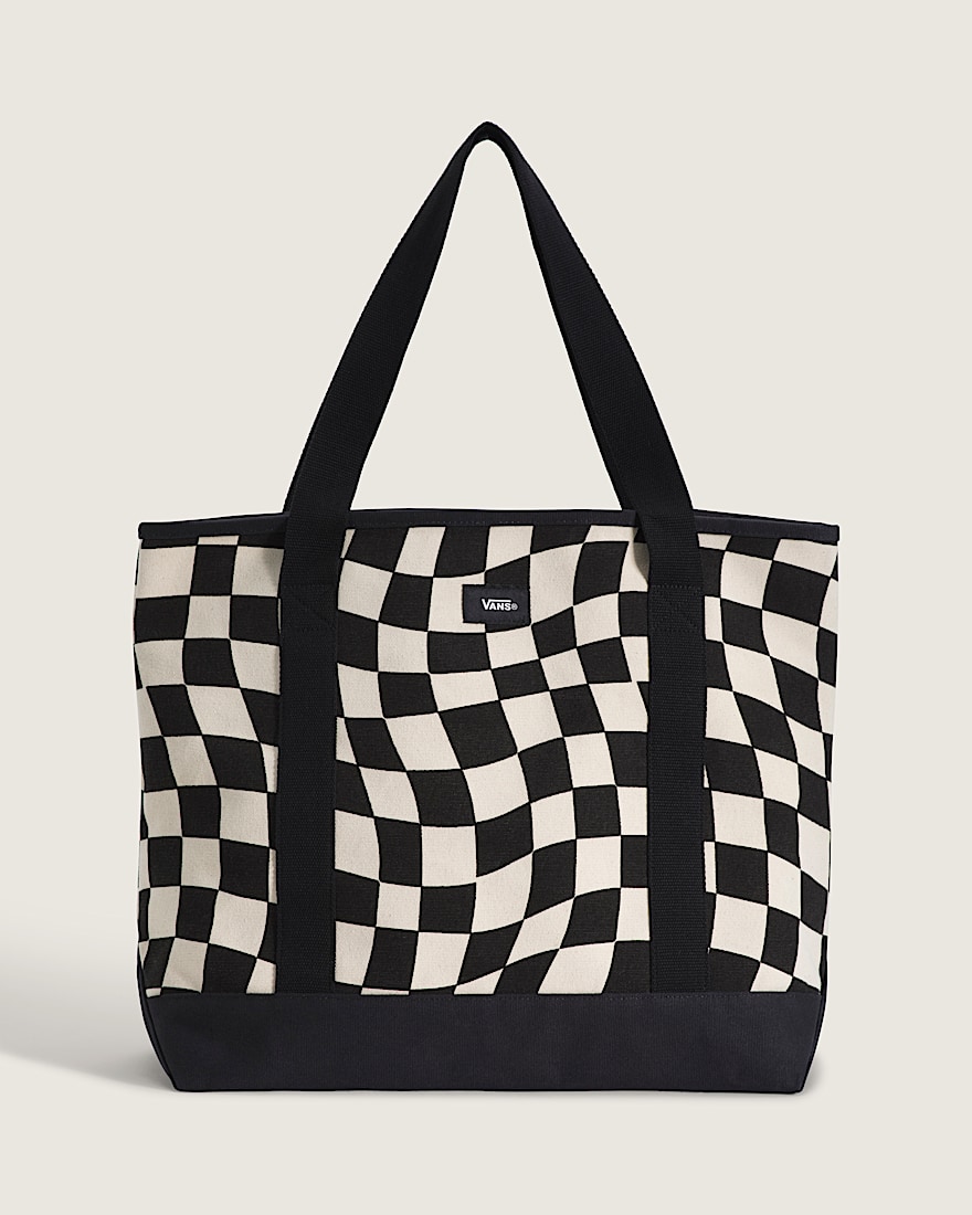Pergs Checkerboard Tote Bag VANS Marshmallow White HERO