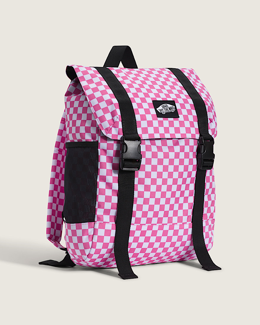 Vans Utility Checkerboard Backpack VANS Fizz Pink ALT3