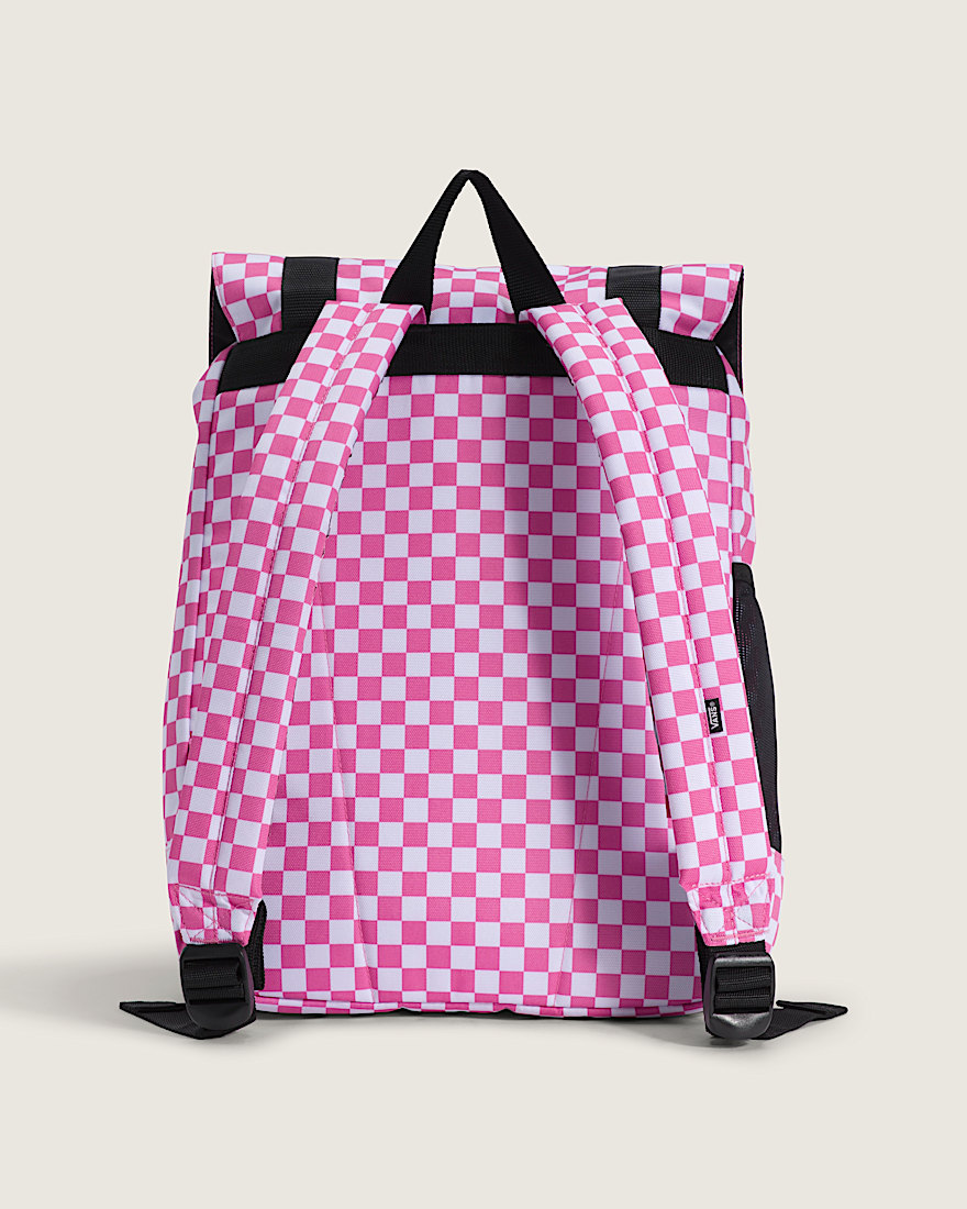 Vans Utility Checkerboard Backpack VANS Fizz Pink ALT4