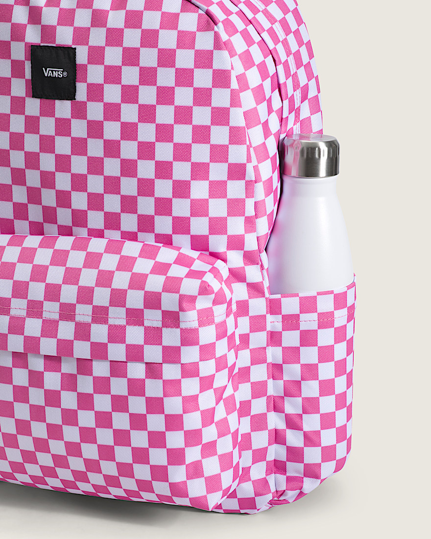 Old Skool Checkerboard Backpack VANS Fizz Pink ALT1