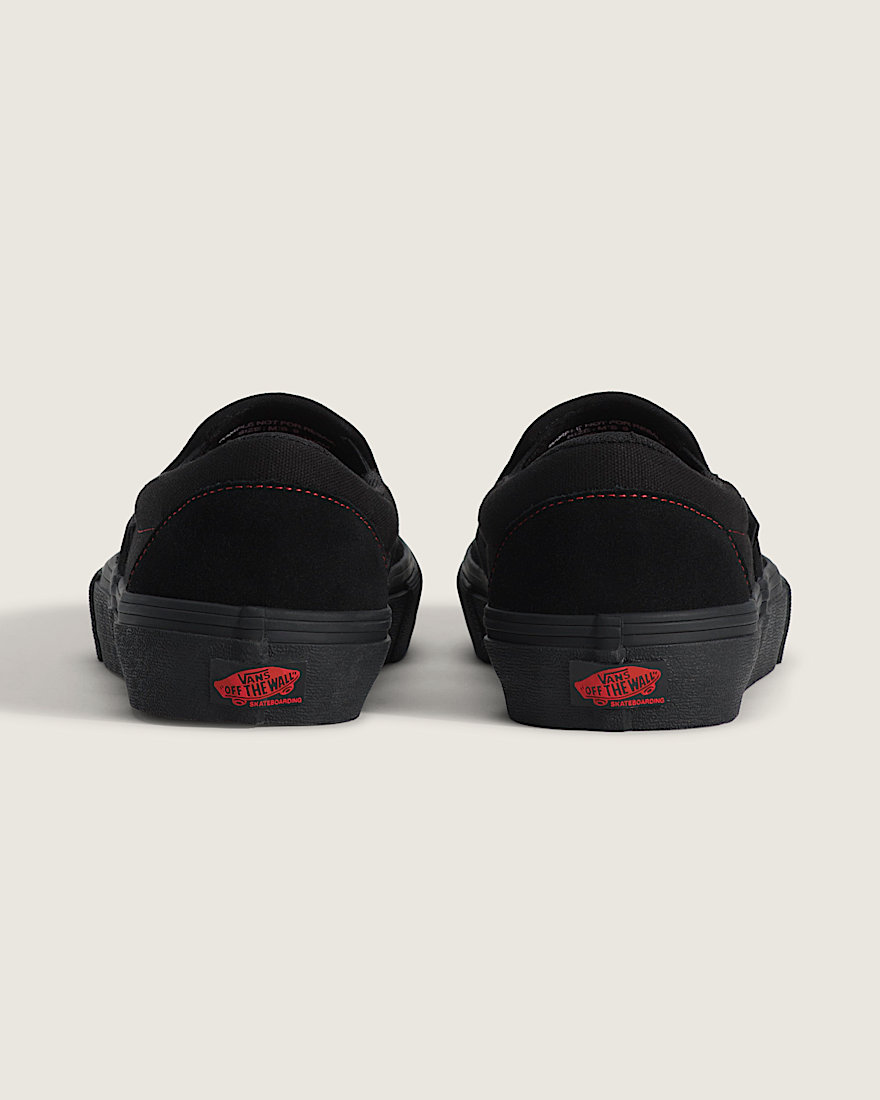 Skate SlipOn Shoe VANS Black  Black  Red ALT3