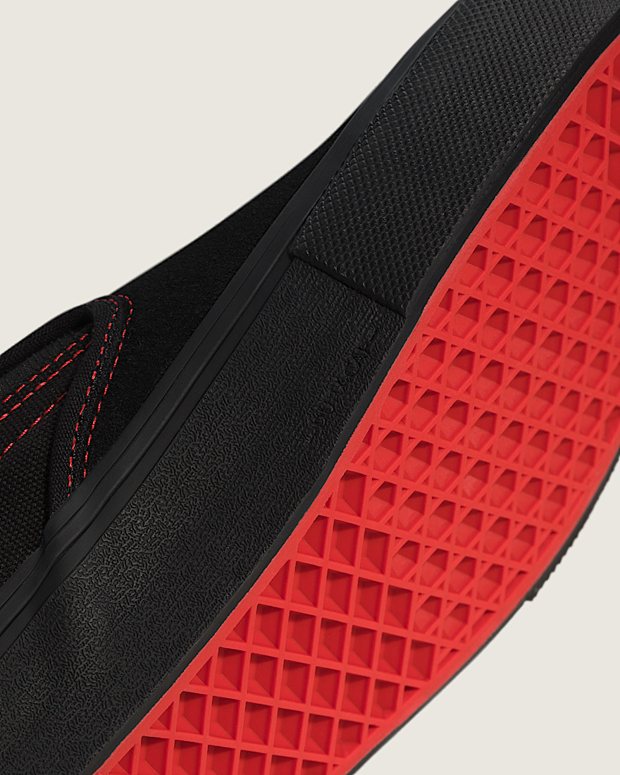 Skate SlipOn Shoe VANS Black  Black  Red ALT5