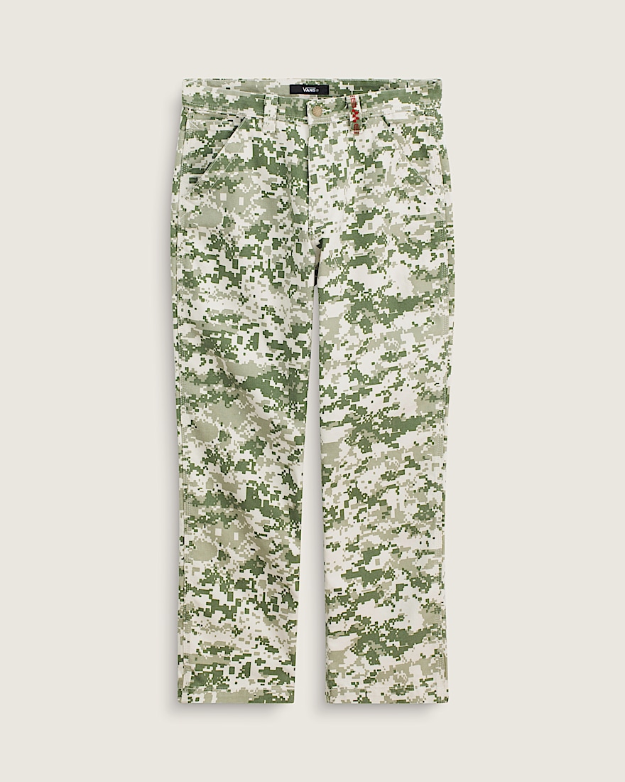Premium Chore Canvas Pants VANS Digi Camo Green HERO