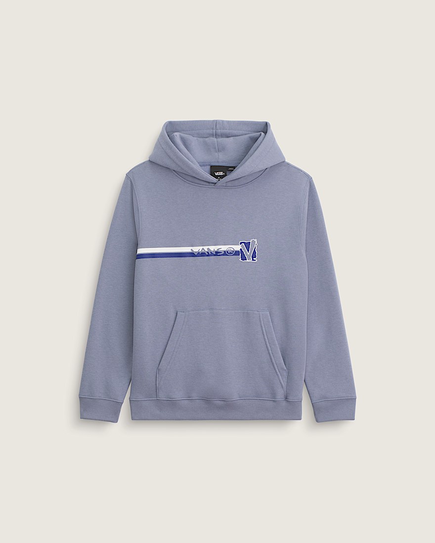 Kids Original Vee Pullover Hoodie VANS Glacial Slate Blue HERO