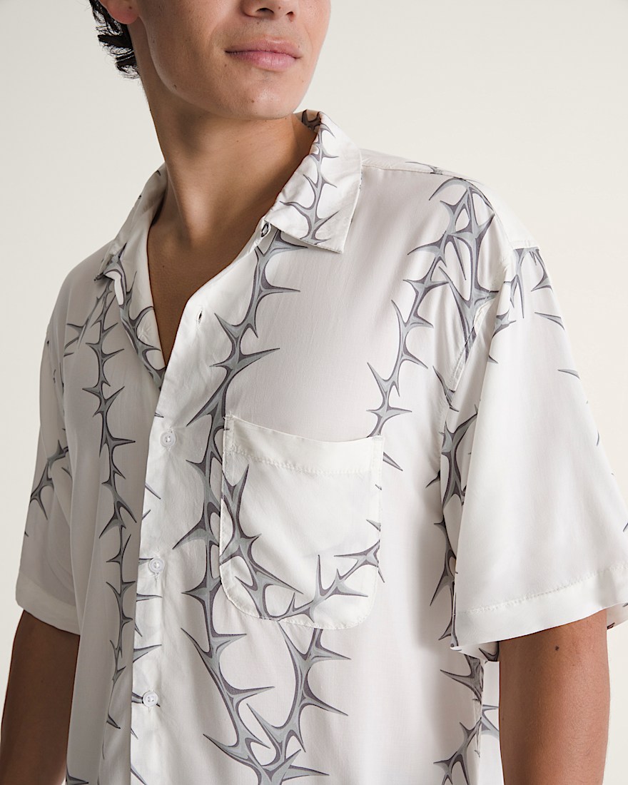 Van Doren Printed Camp Button Up Shirt