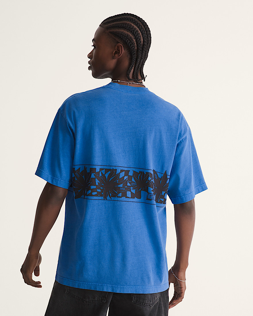 Palm Leaf TShirt VANS Royal Cobalt Blue ALT3