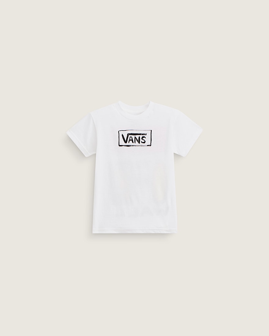 Little Kids Vans On Canvas TShirt VANS White ALT1