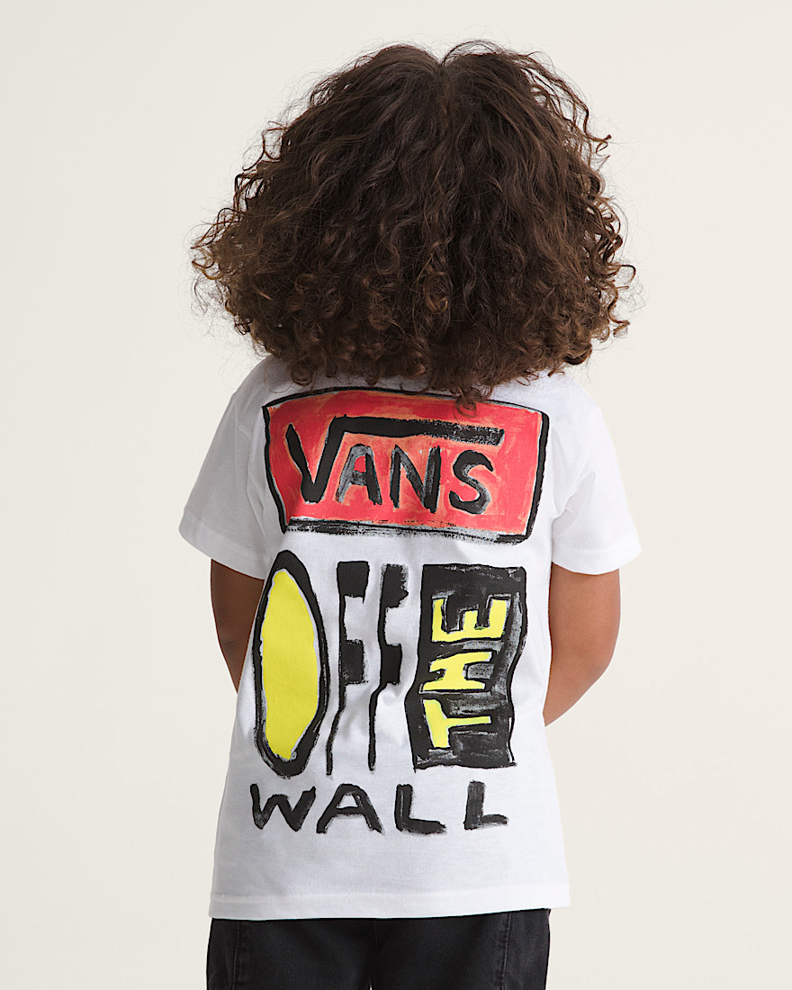 Little Kids Vans On Canvas TShirt VANS White ALT3