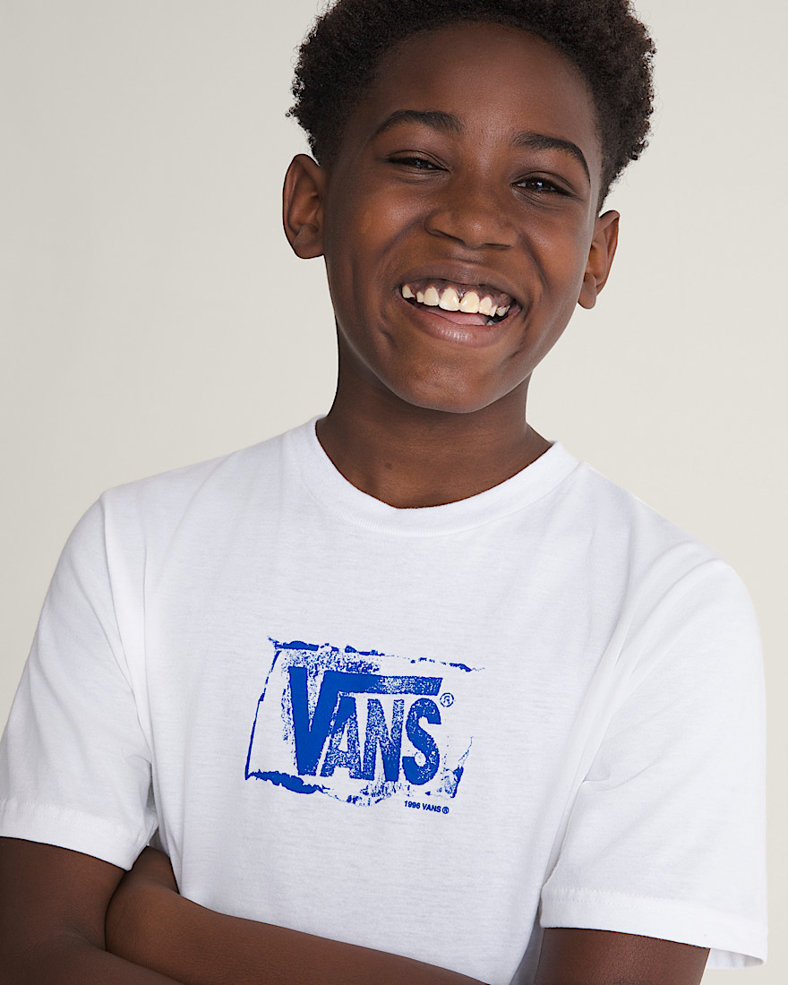 Kids Make A Mark TShirt VANS White ALT4