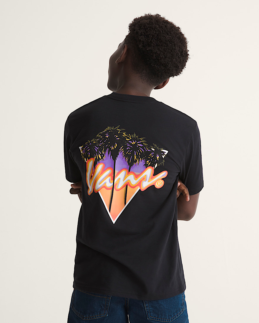 Kids Palm Drive TShirt VANS Black ALT3
