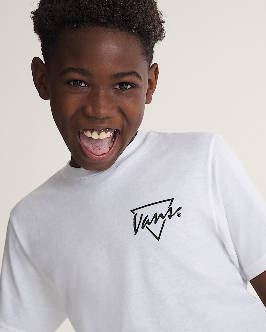 Kids Palm Drive TShirt VANS White ALT4