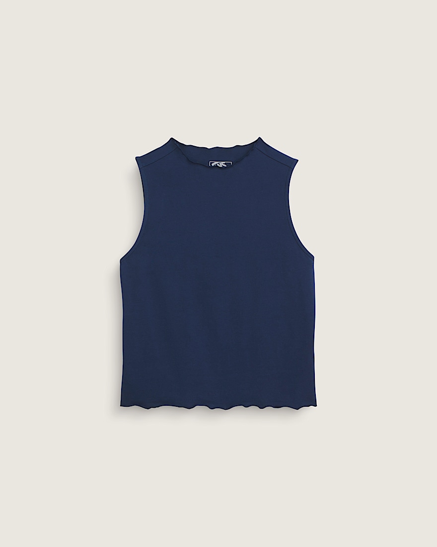 Mock Neck Tank Top VANS Dress Blues HERO
