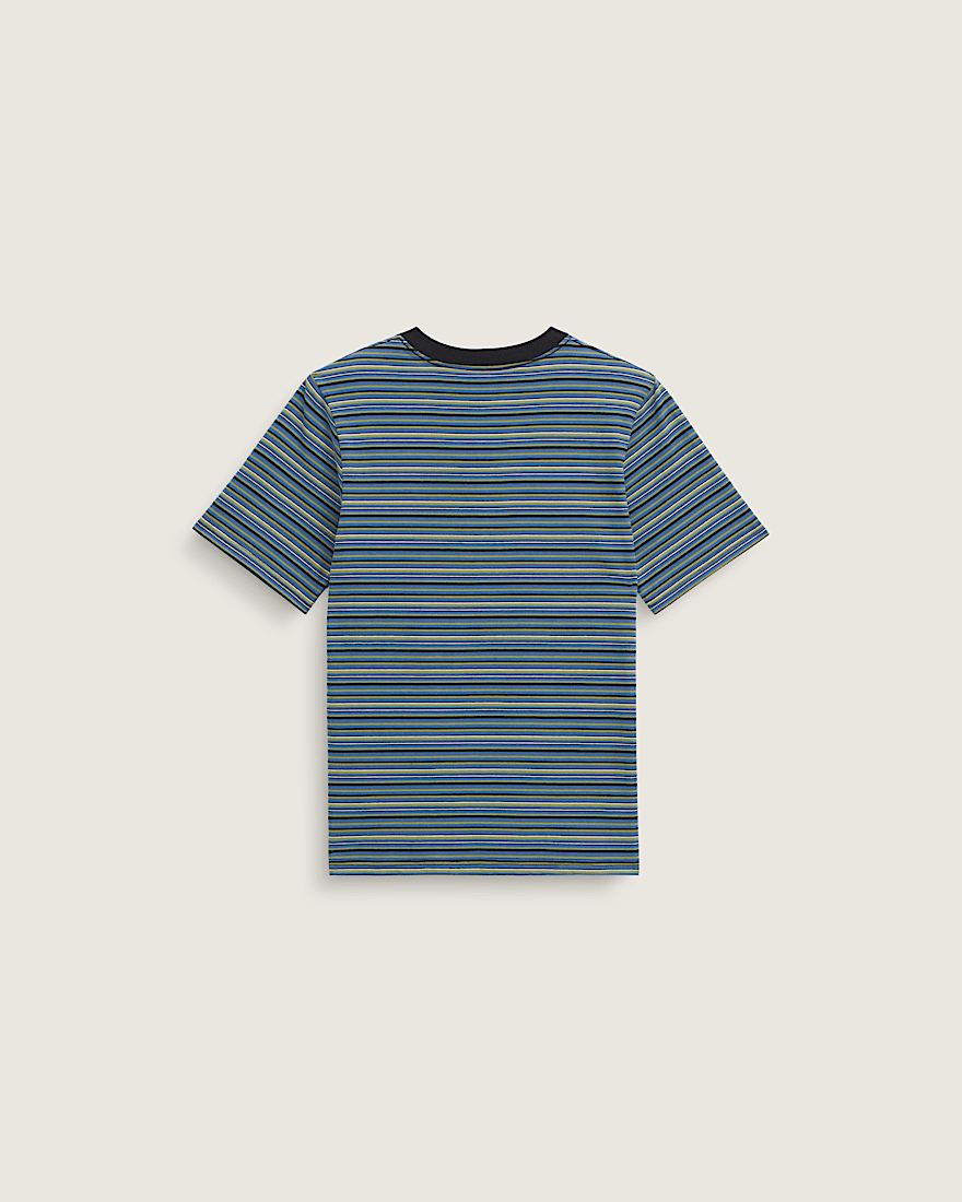 Kids Cameron Stripe Knit Shirt VANS Black  True Blue ALT1