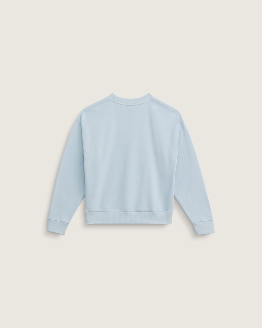 Kids Shore Thing Os Crew Sweatshirt VANS Dawn Mist Blue ALT1