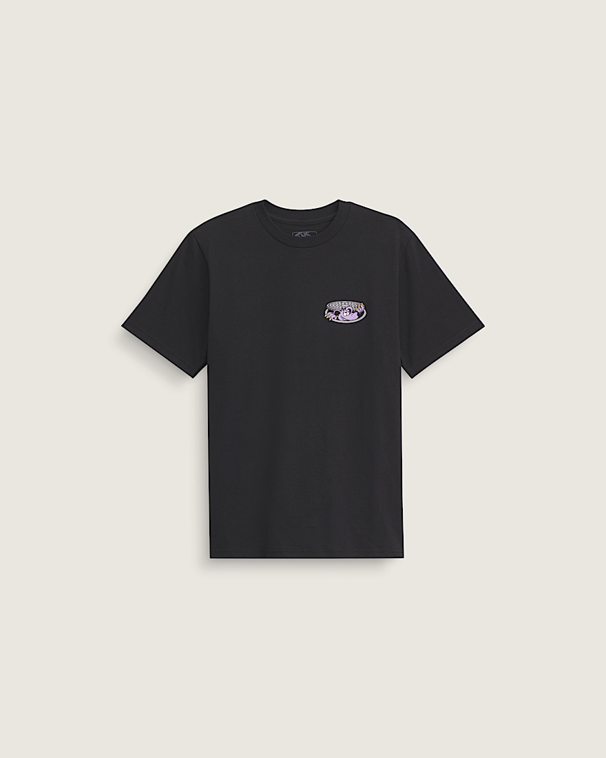 Tshirt Downside  Enfants VANS Noir ALT1