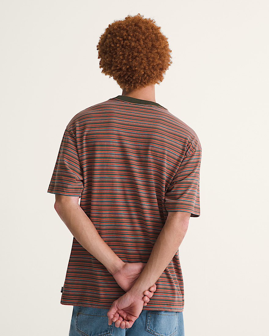 Cameron Stripe Knit Shirt VANS Obsidian FernLight Bronze ALT3