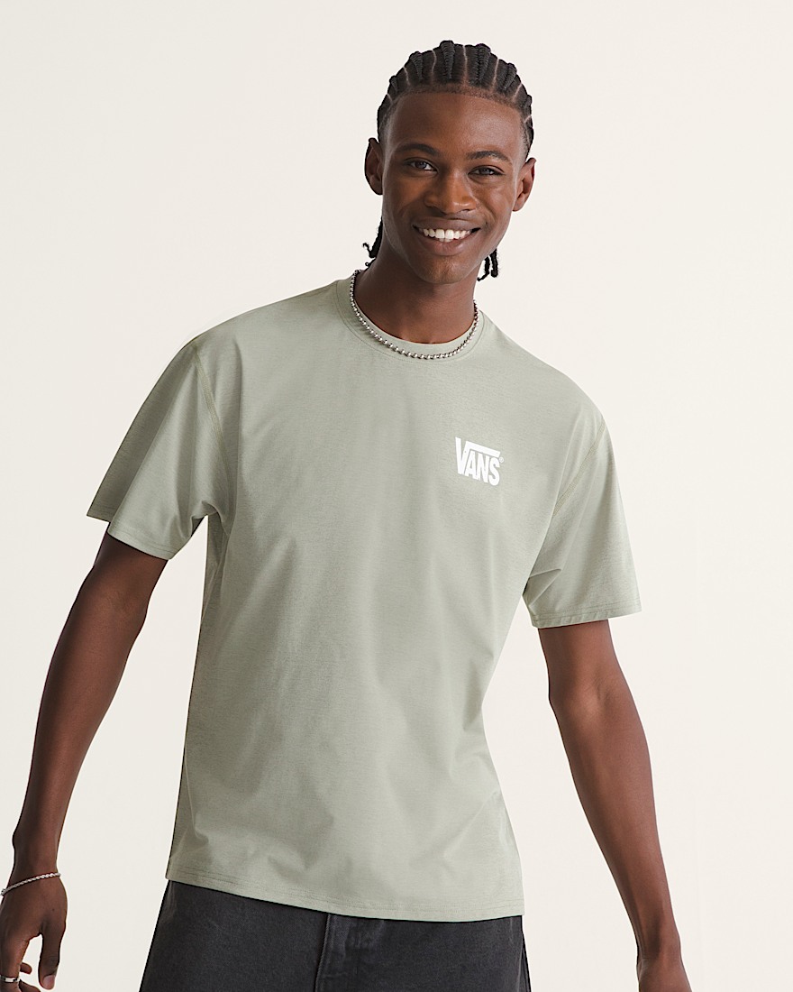 Outline Hybrid TShirt VANS Soft Sage Green ALT2