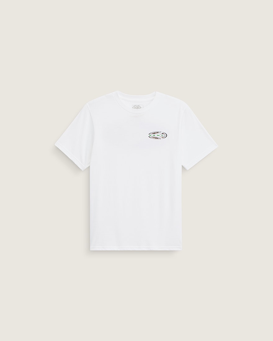 Kids Camo Oval TShirt VANS White ALT1