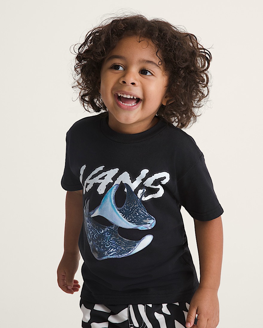 Little Kids Ray Glow TShirt VANS Black ALT2