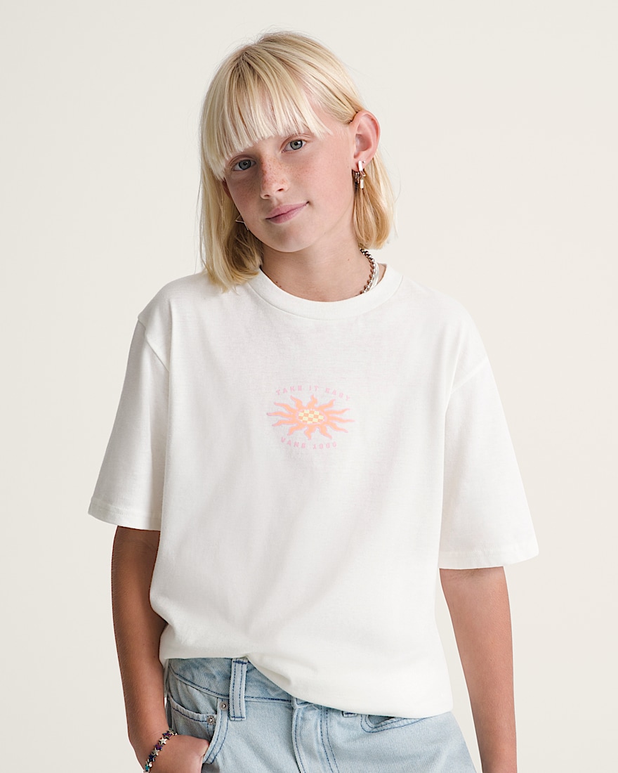 Kids Sunny Daze TShirt VANS Marshmallow White ALT2